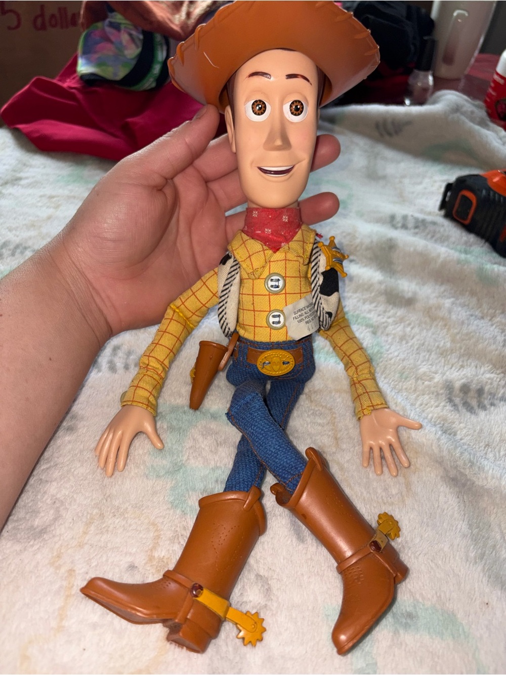 Classic Cowboy Sheriff Doll - Yellow Shirt, Brown Boots